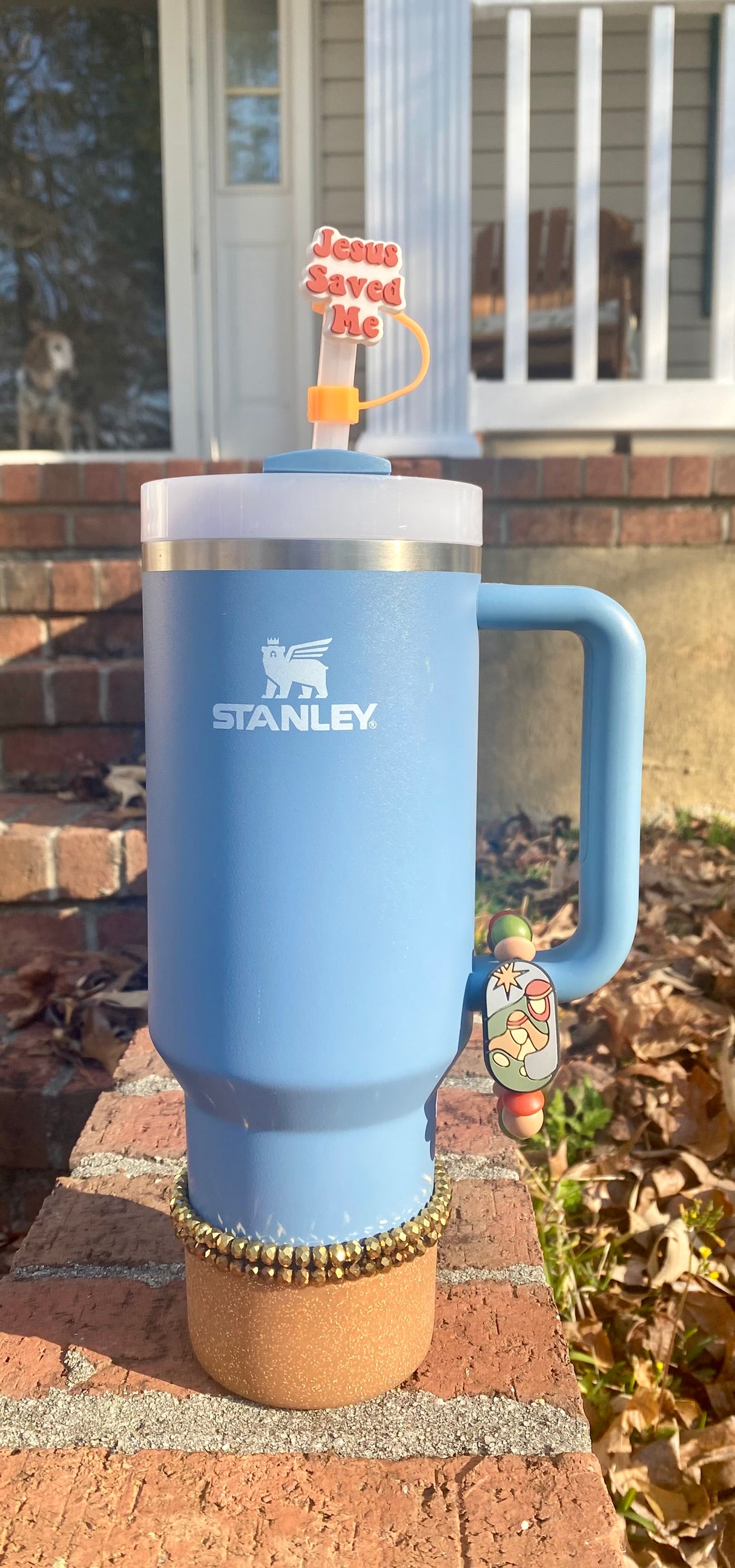 Copper Glitter Stanley Tumbler Boot Sleeve #133