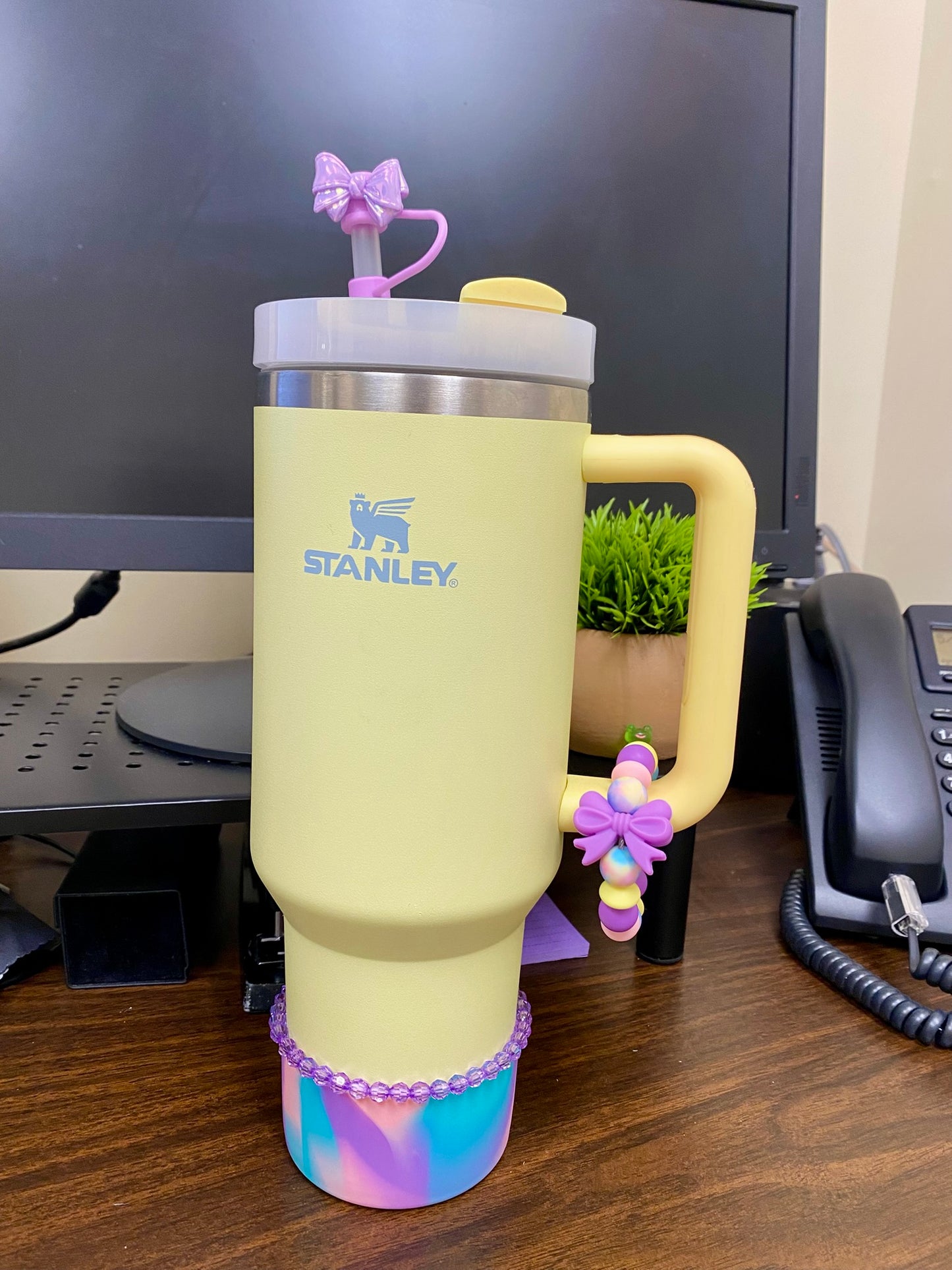 Swirl Mix Pink, Purple & Teal Stanley Tumbler Boot Sleeve #37