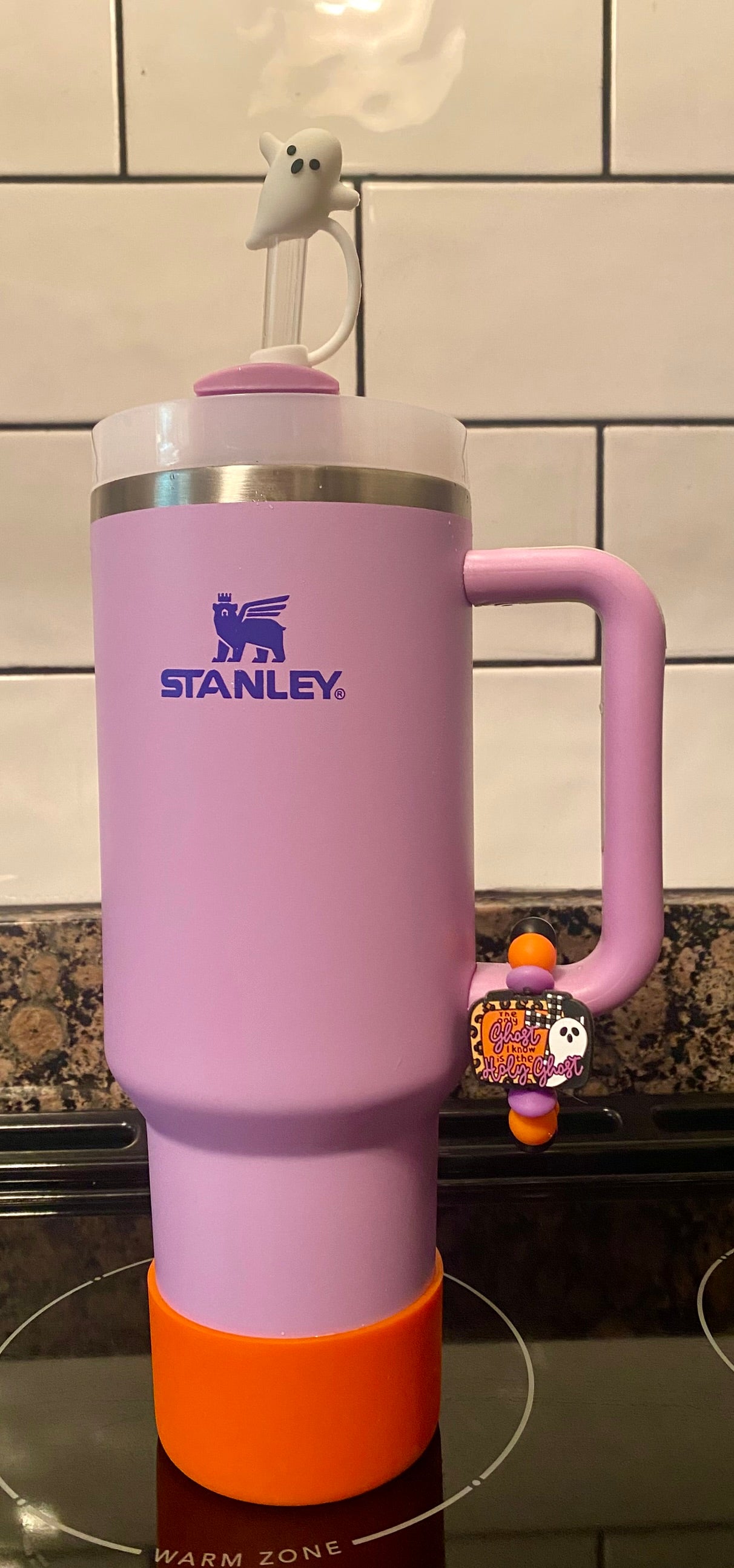 Only Ghost I Know Is The Holy Ghost Stanley Tumbler Cup Handle Charm