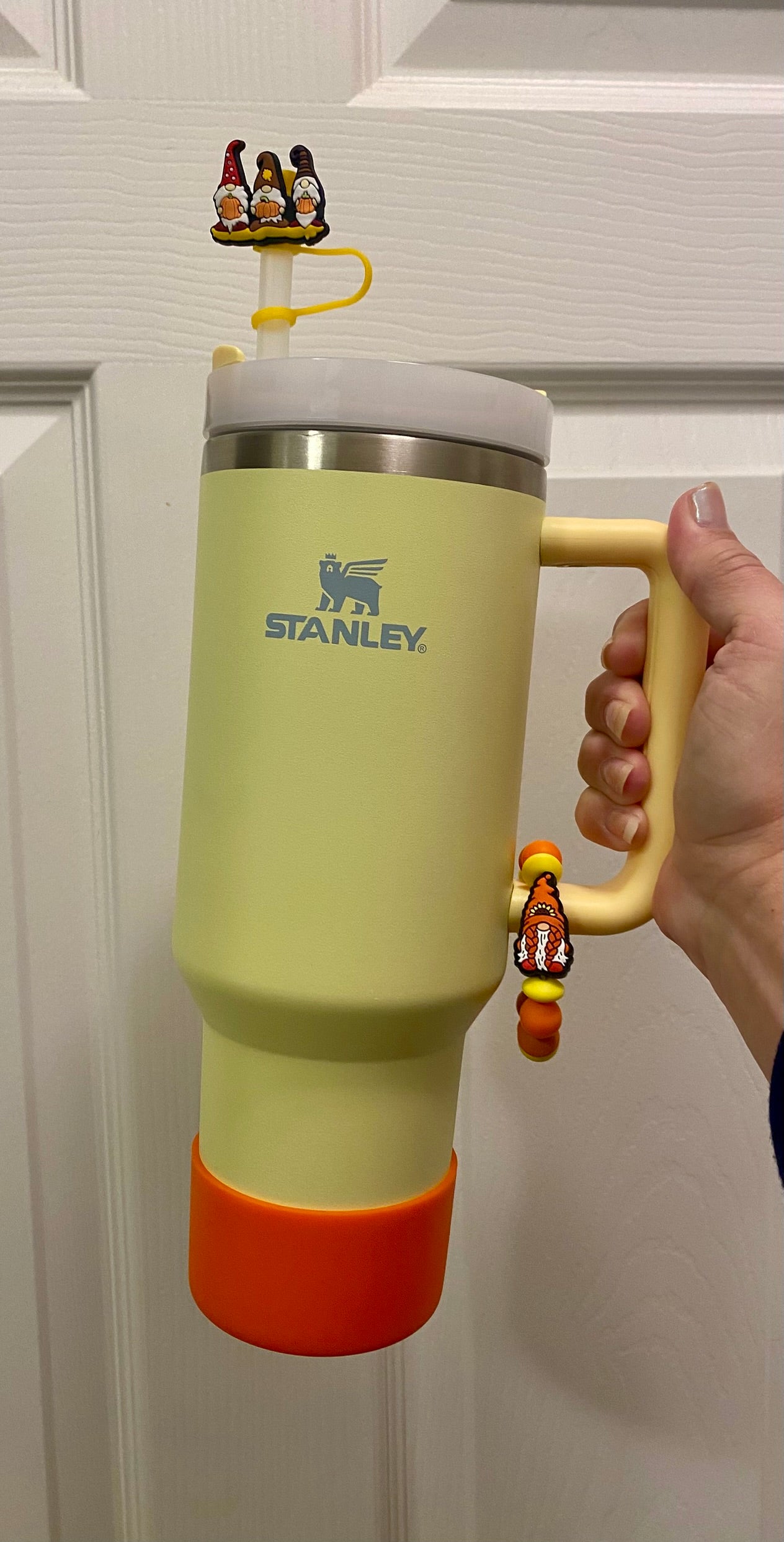 3 Fall Gnomes Straw Topper