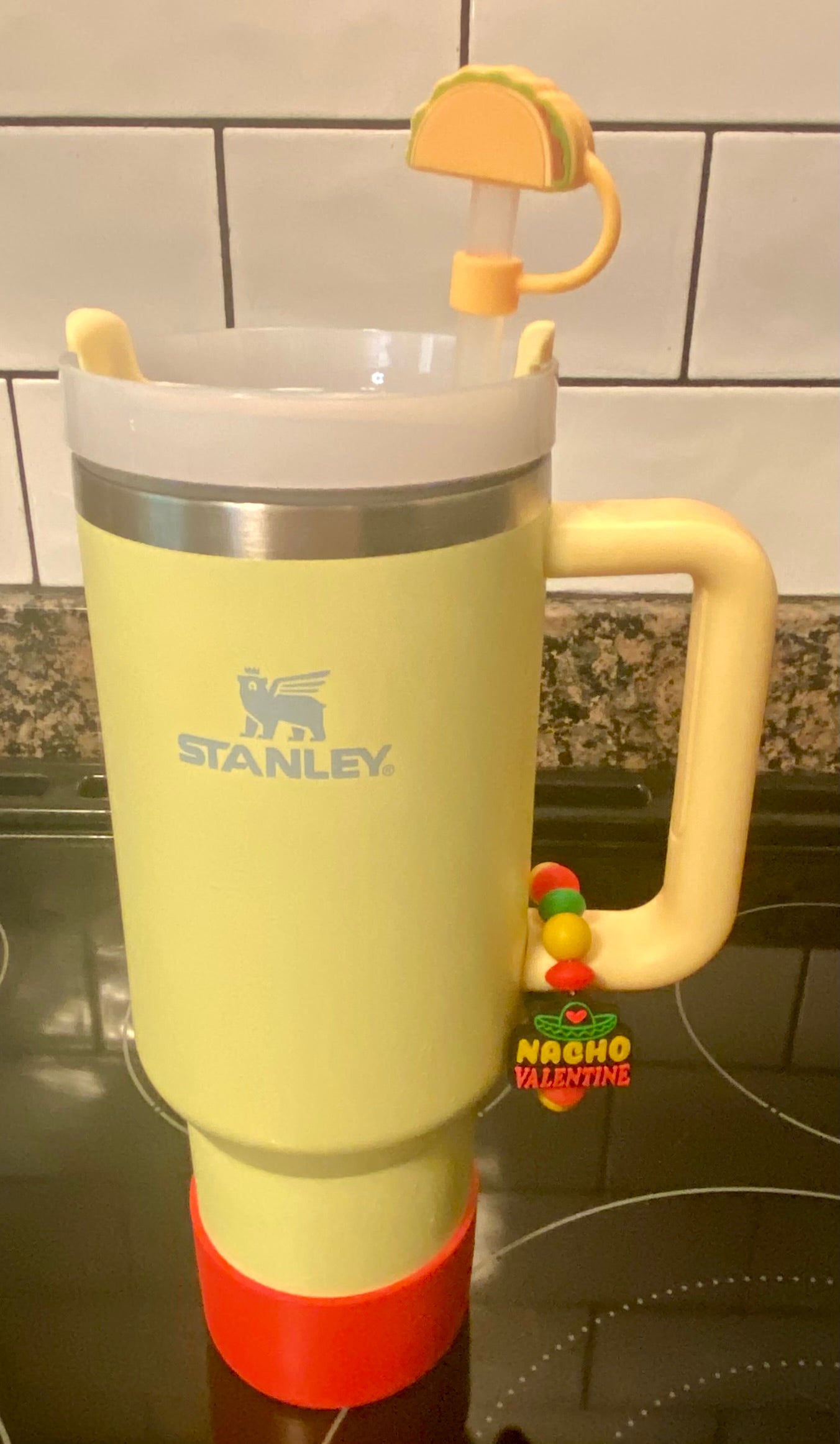 Taco 3D Straw Topper