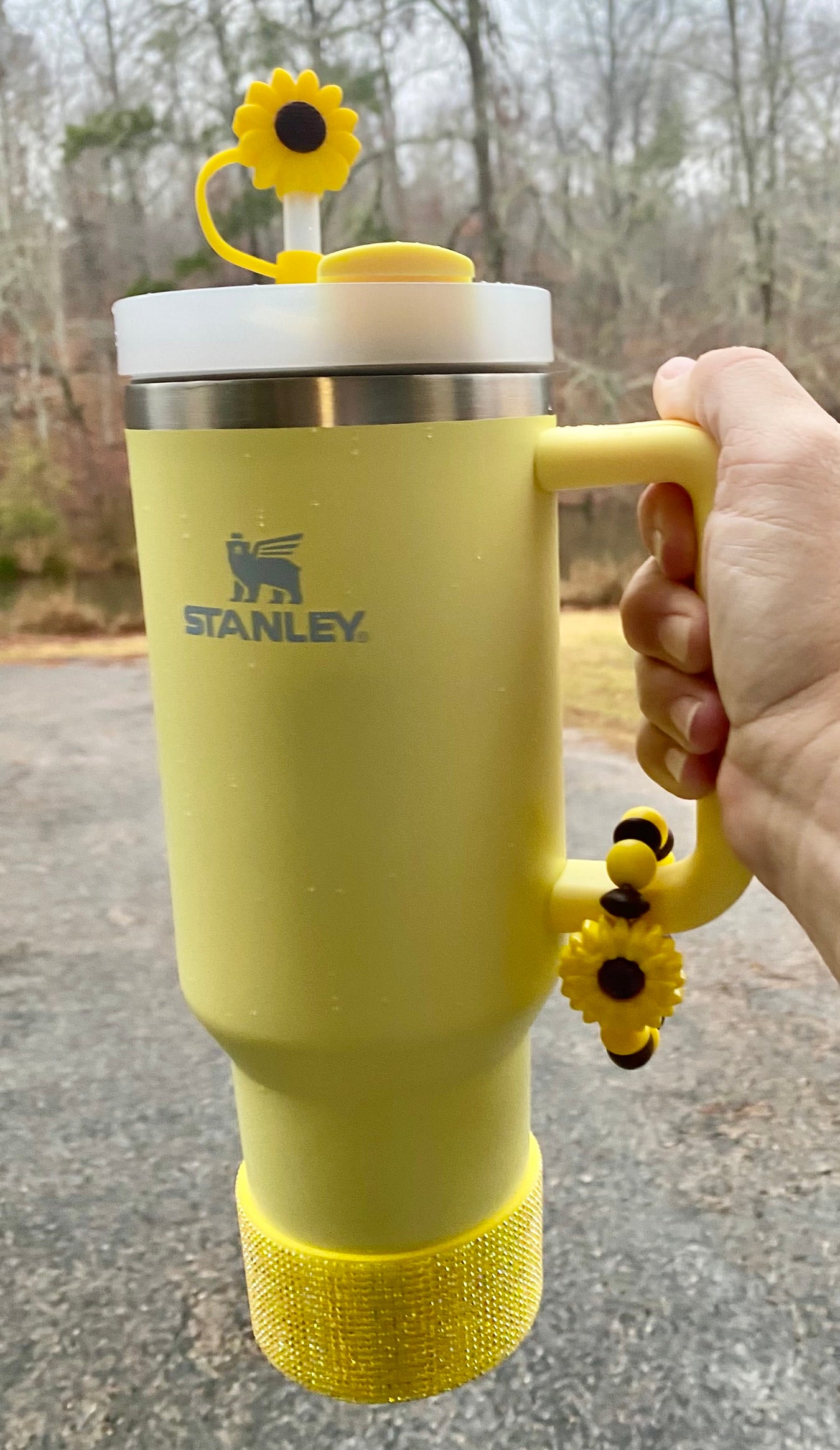 Sunflower 3D Straw Topper