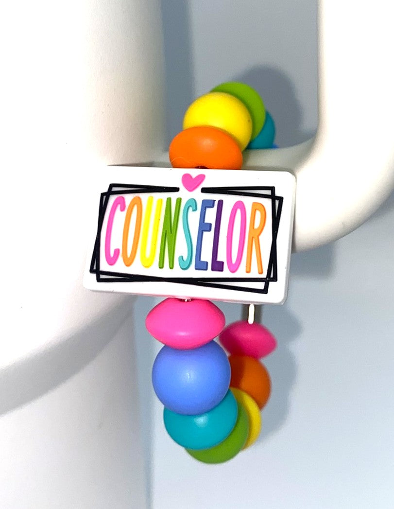 Counselor Stanley Tumbler Cup Handle Charm