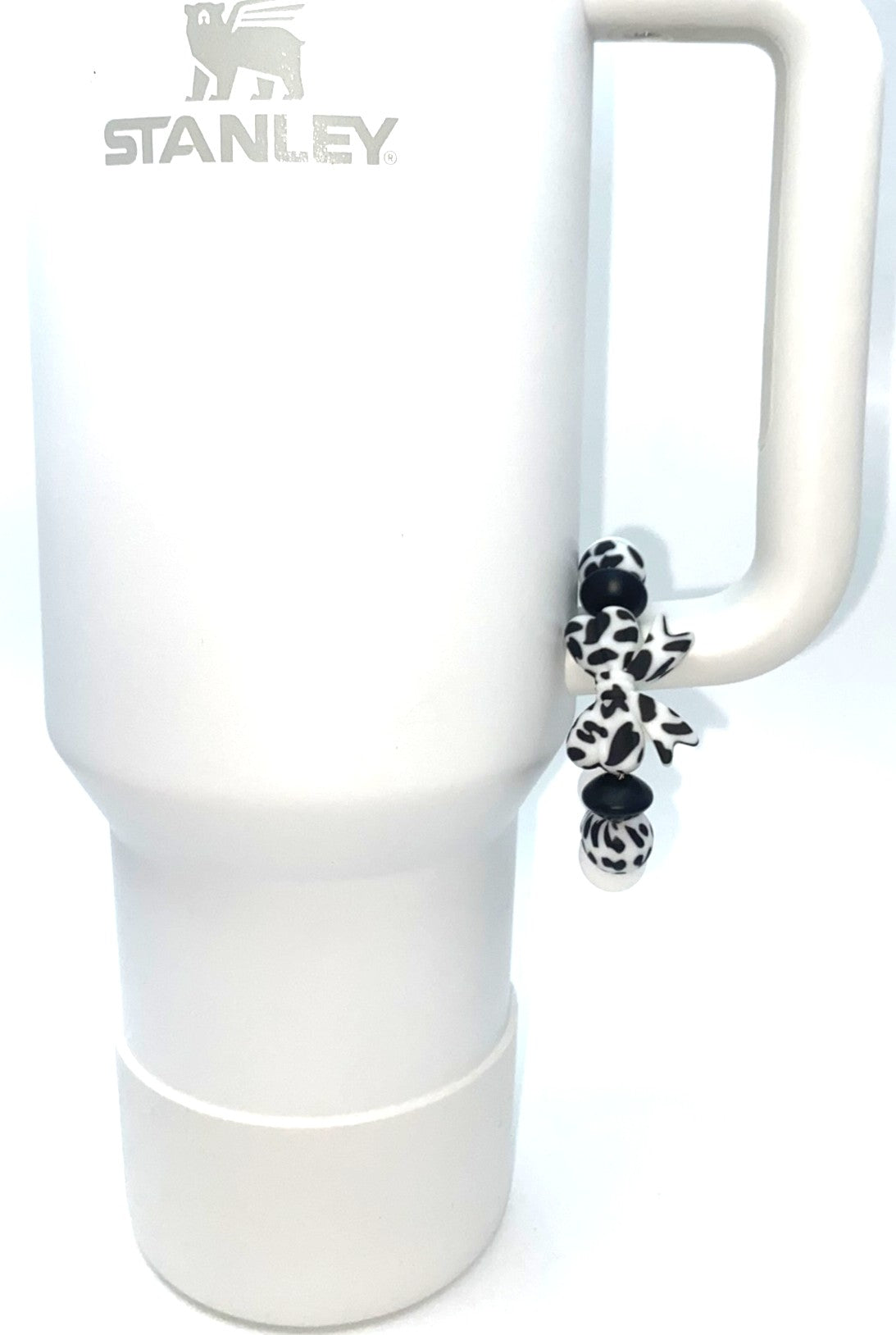 Cow Print Coquette Bow Stanley Tumbler Cup Handle Charm
