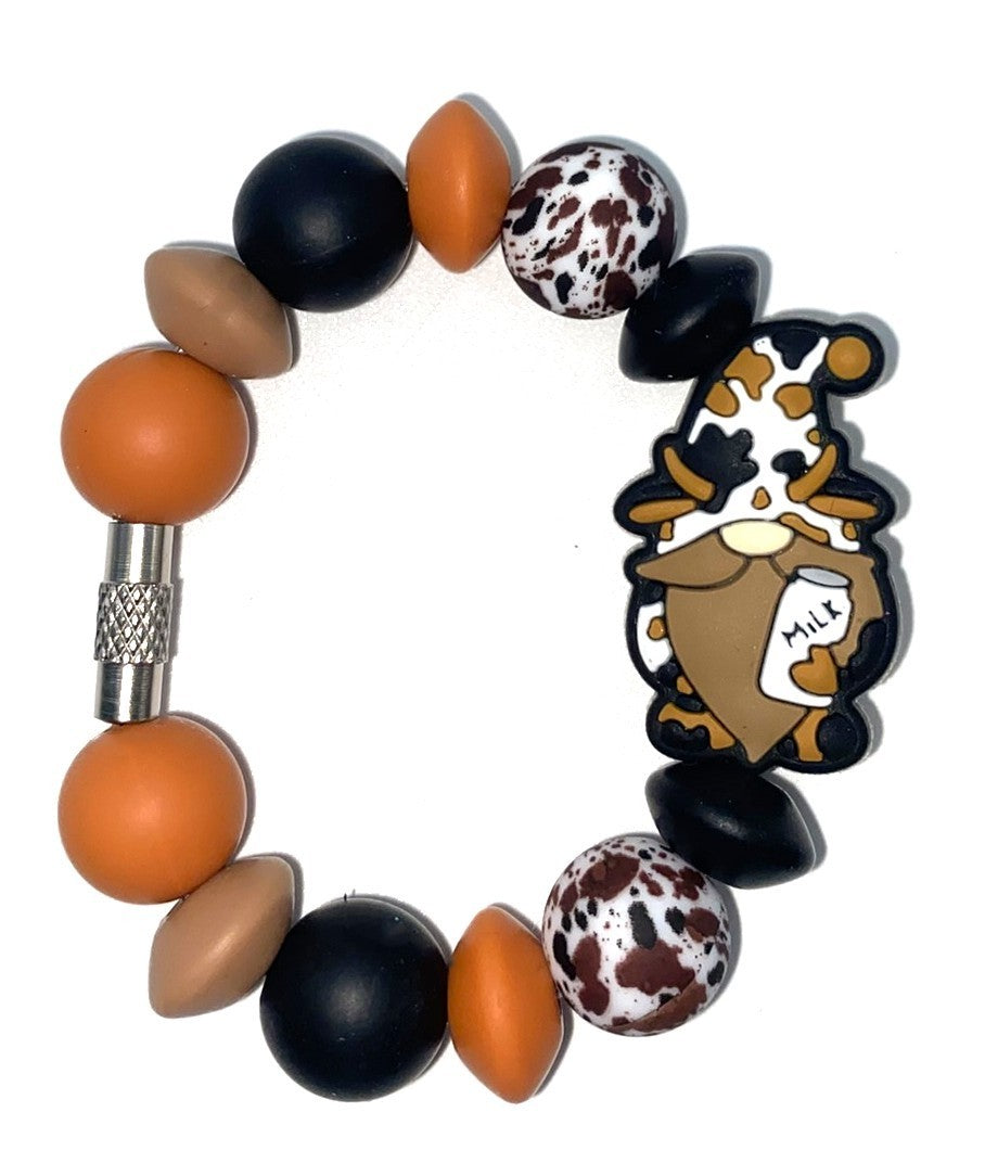 Cow Gnome Stanley Tumbler Cup Handle Charm