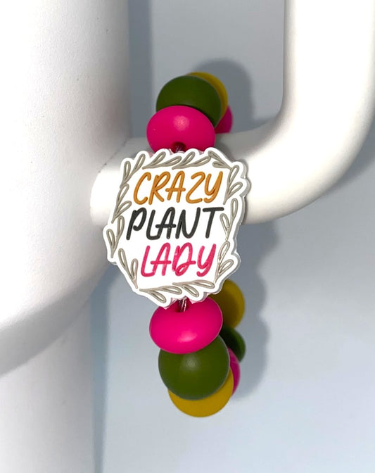 Crazy Plant Lady Stanley Tumbler Cup Handle Charm