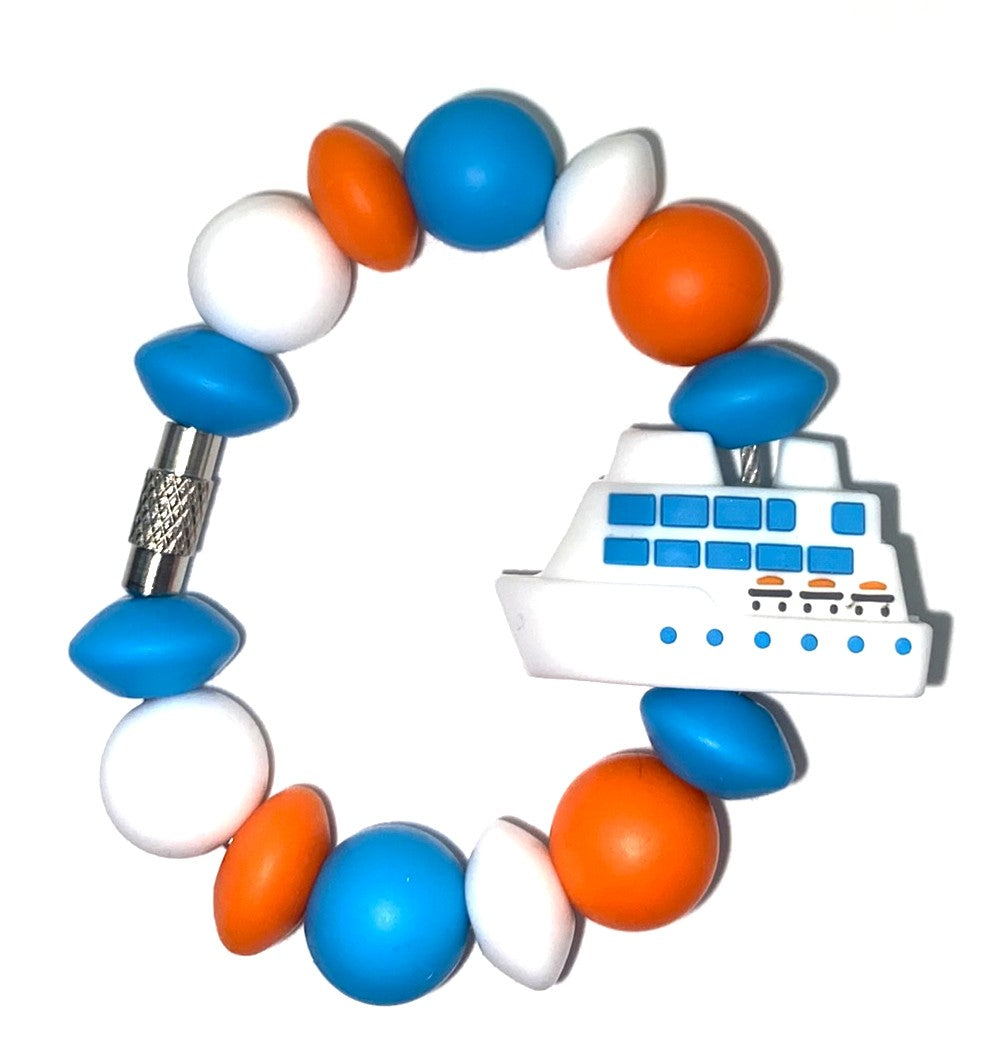Cruise Ship 3D Stanley Tumbler Cup Handle Charm