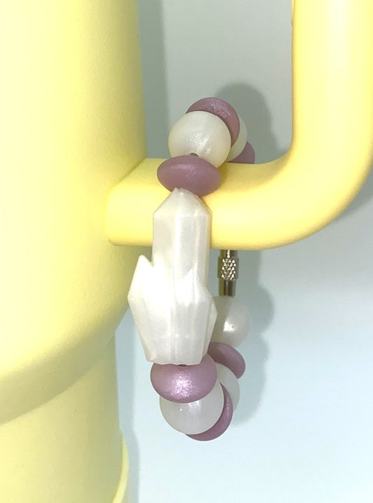 Magical Crystals Pearlescent Stanley Tumbler Cup Handle Charm