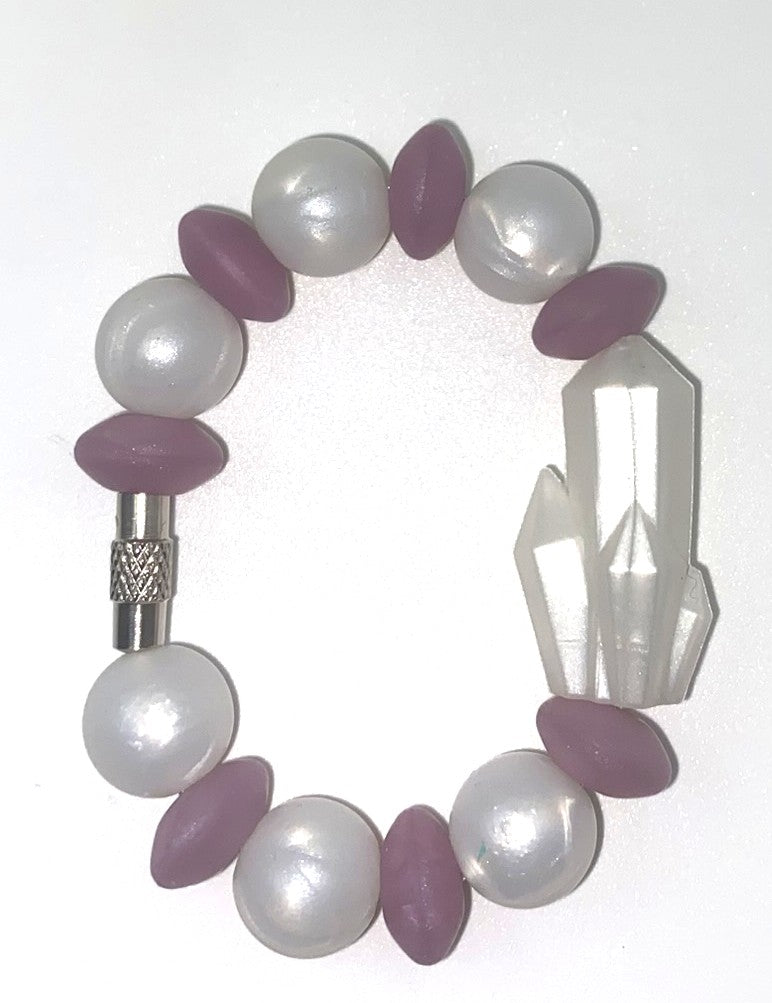 Magical Crystals Pearlescent Stanley Tumbler Cup Handle Charm