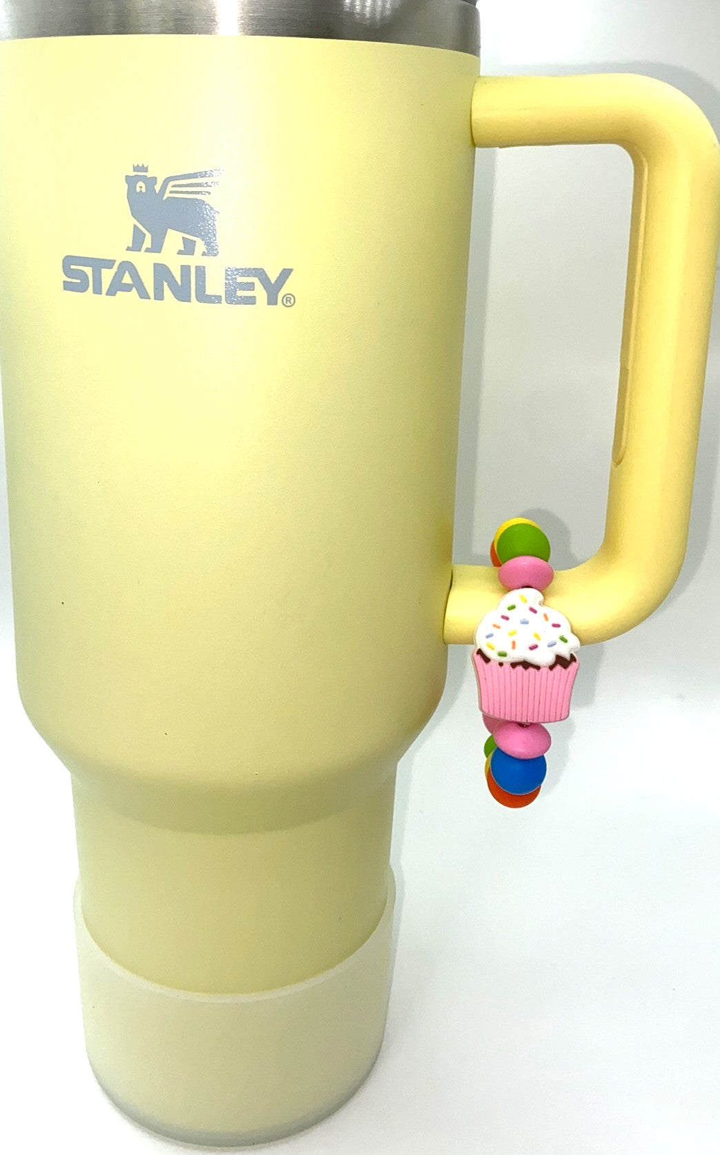 Colorful Cupcake w/Sprinkles Birthday Stanley Tumbler Cup Handle Charm