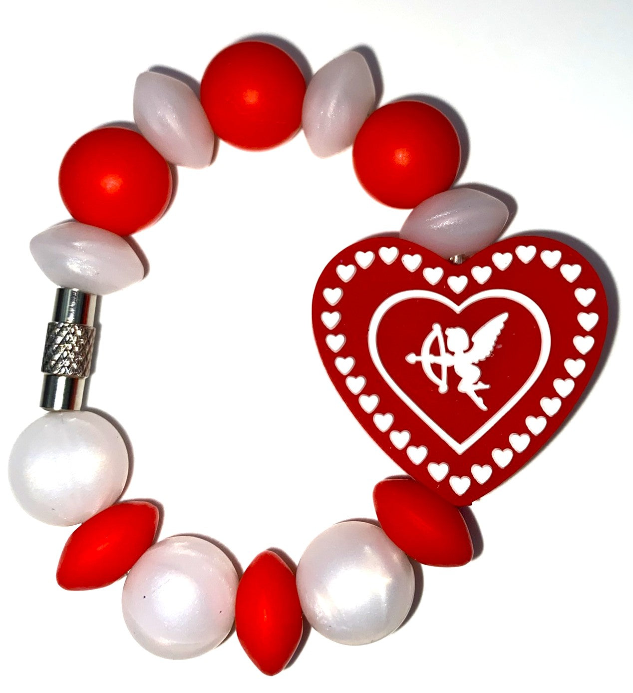 Cupid Heart Valentine Stanley Tumbler Cup Handle Charm