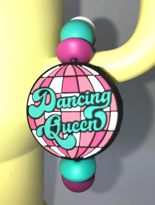 Dancing Queen Disco Ball Stanley Tumbler Cup Handle Charm