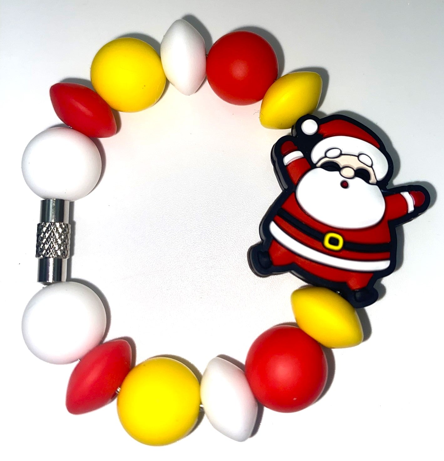 Cool Dancing Santa Claus Stanley Tumbler Cup Handle Charm