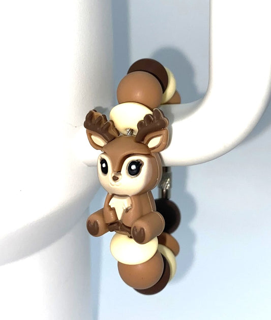 Deer 3D Stanley Tumbler Cup Handle Charm