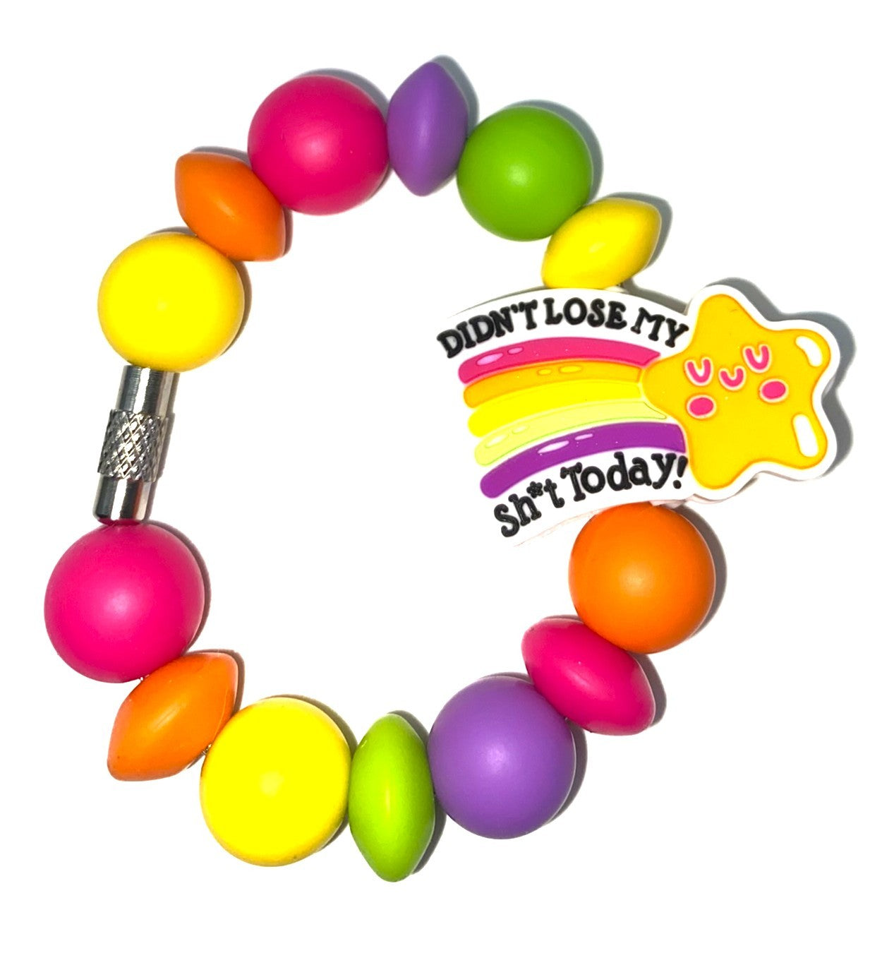 Didn't Lose My Shit Today Gold Star funny Stanley Tumbler Cup Handle Charm