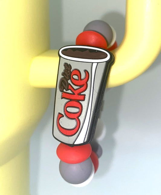 Diet Coke Coca Cola in Cup Stanley Tumbler Cup Handle Charm