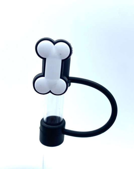 Dog Bone Treat Straw Topper