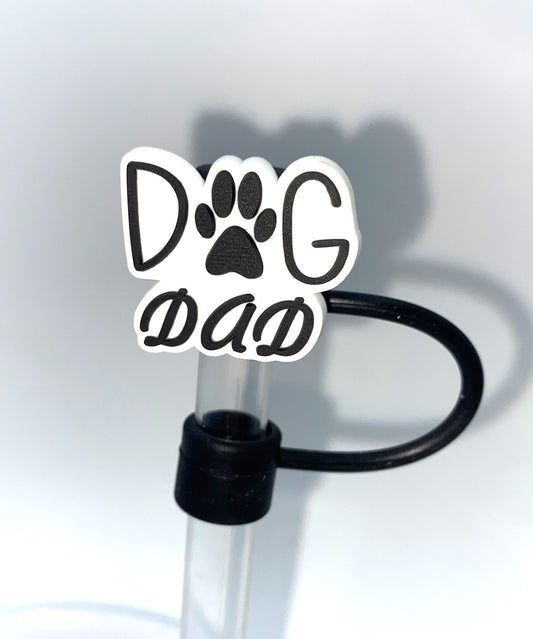 Dog Dad Straw Topper