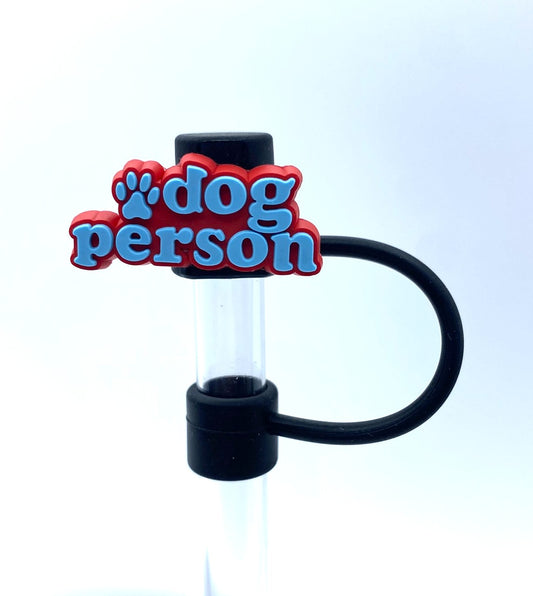 Dog Person Straw Topper