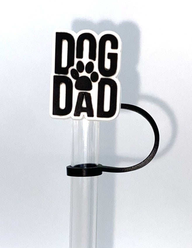 Dog Dad Straw Topper
