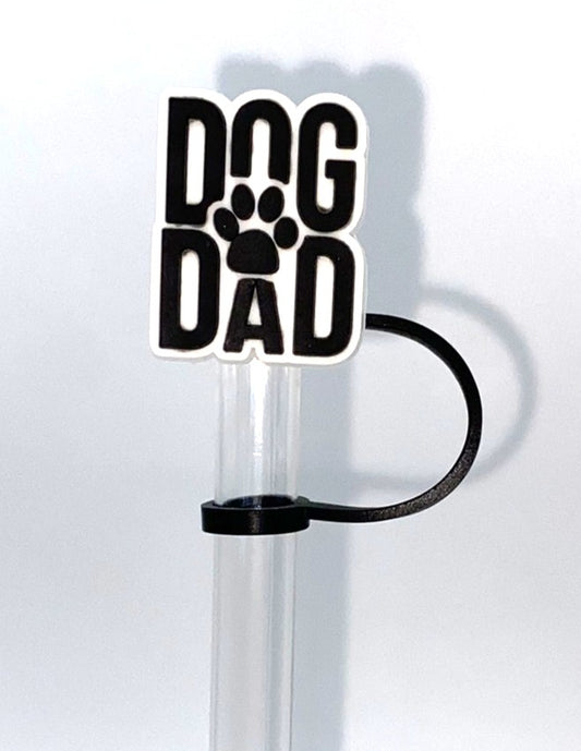 Dog Dad Straw Topper