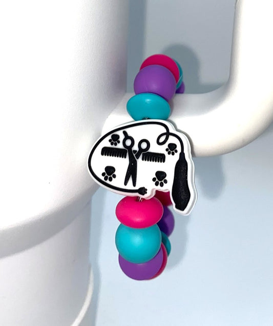 Dog Groomer Stanley Tumbler Cup Handle Charm