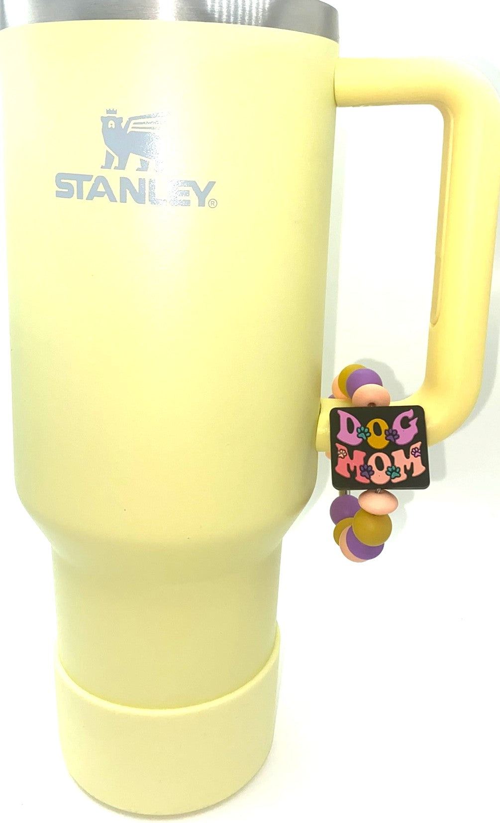Dog Mom Floral Stanley Tumbler Cup Handle Charm