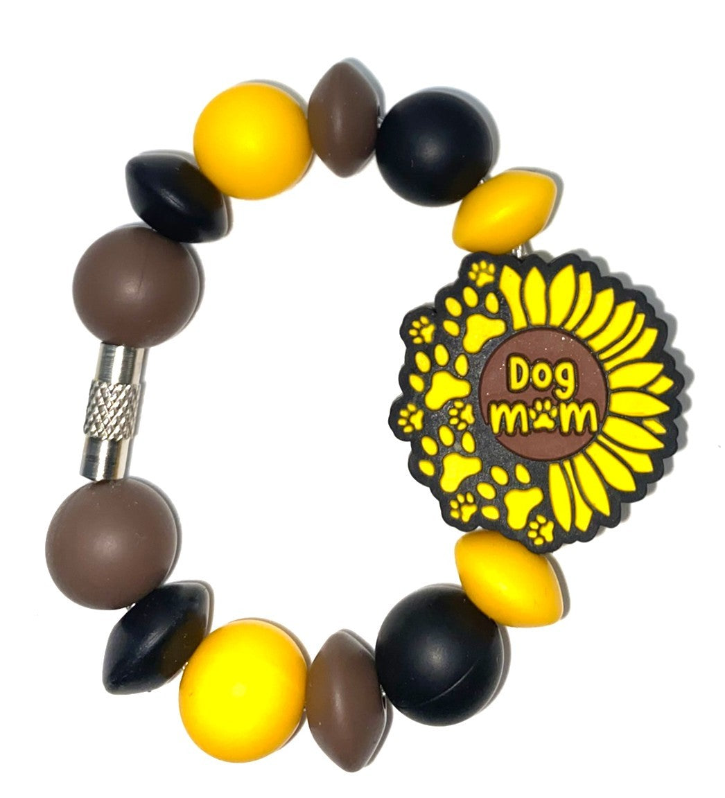 Dog Mom Sunflower Stanley Tumbler Cup Handle Charm