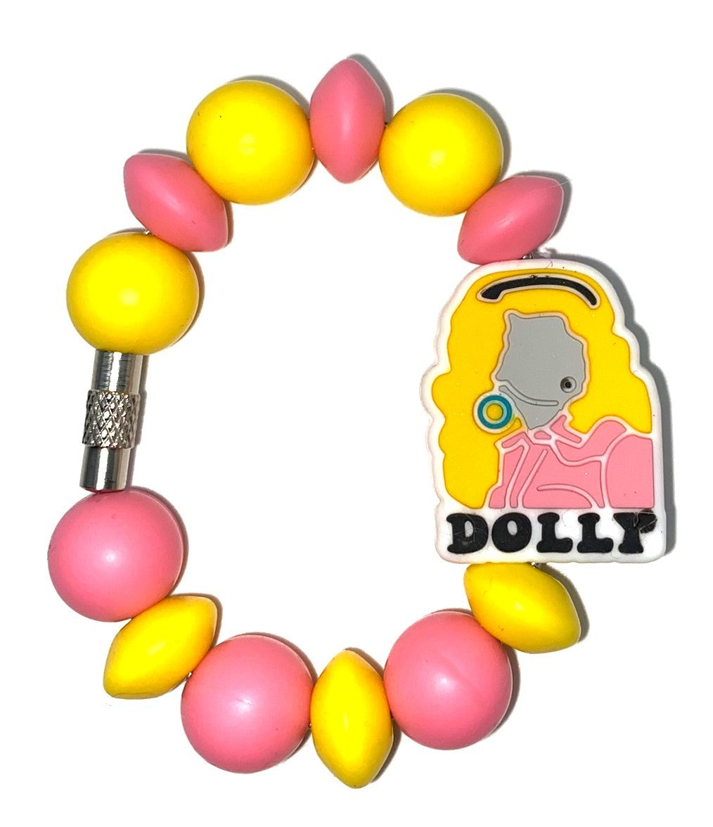 Dolly Country Music Star Singer Stanley Tumbler Cup Handle Charm