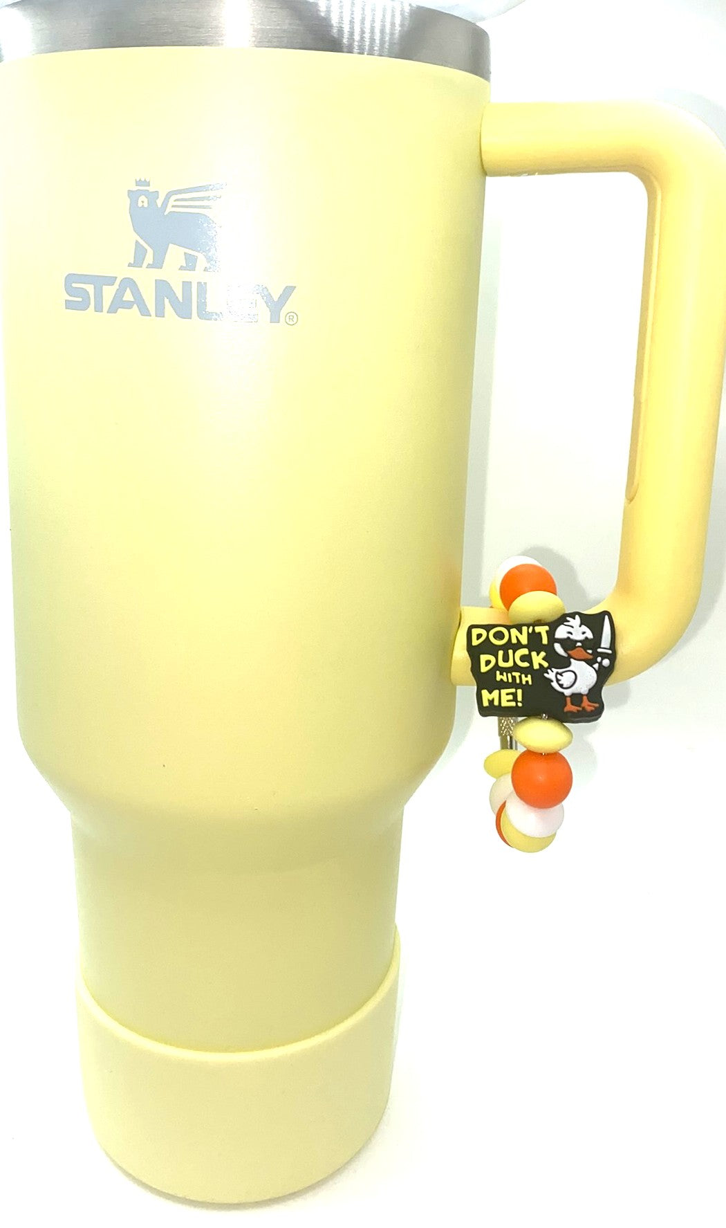 Don't Duck With Me Funny Stanley Tumbler Cup Handle Charm