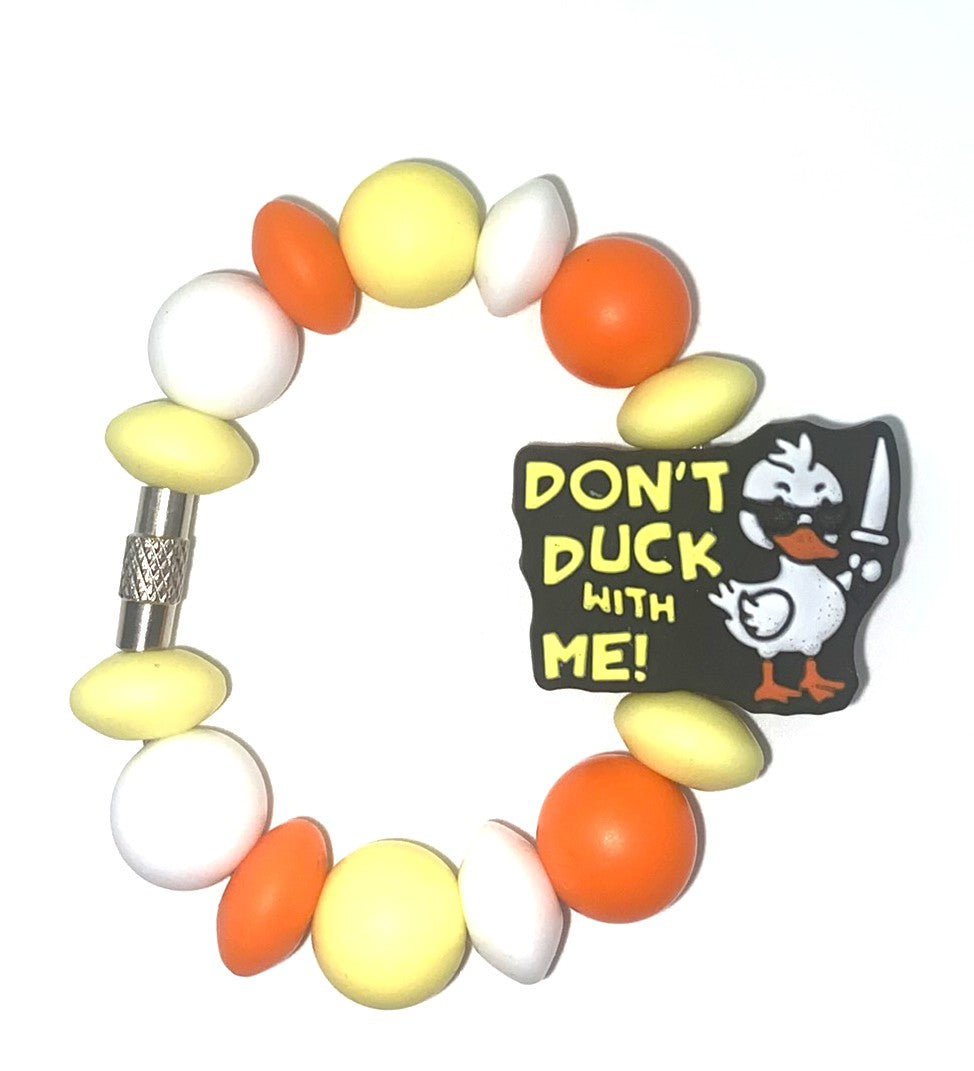 Don't Duck With Me Funny Stanley Tumbler Cup Handle Charm