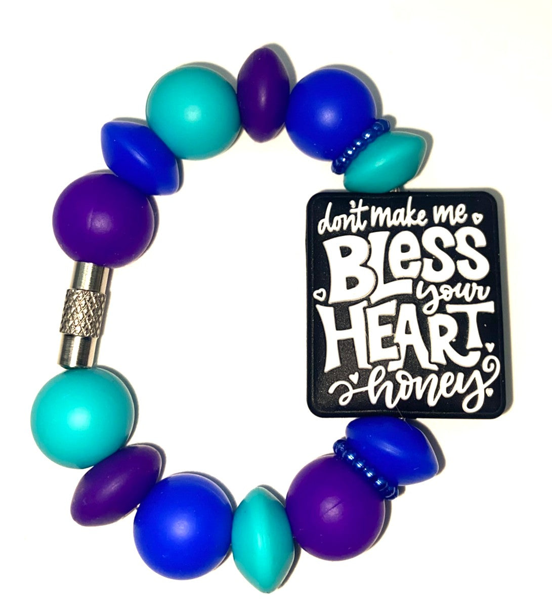 Don't Make Me Bless Your Heart Honey Stanley Tumbler Cup Handle Charm