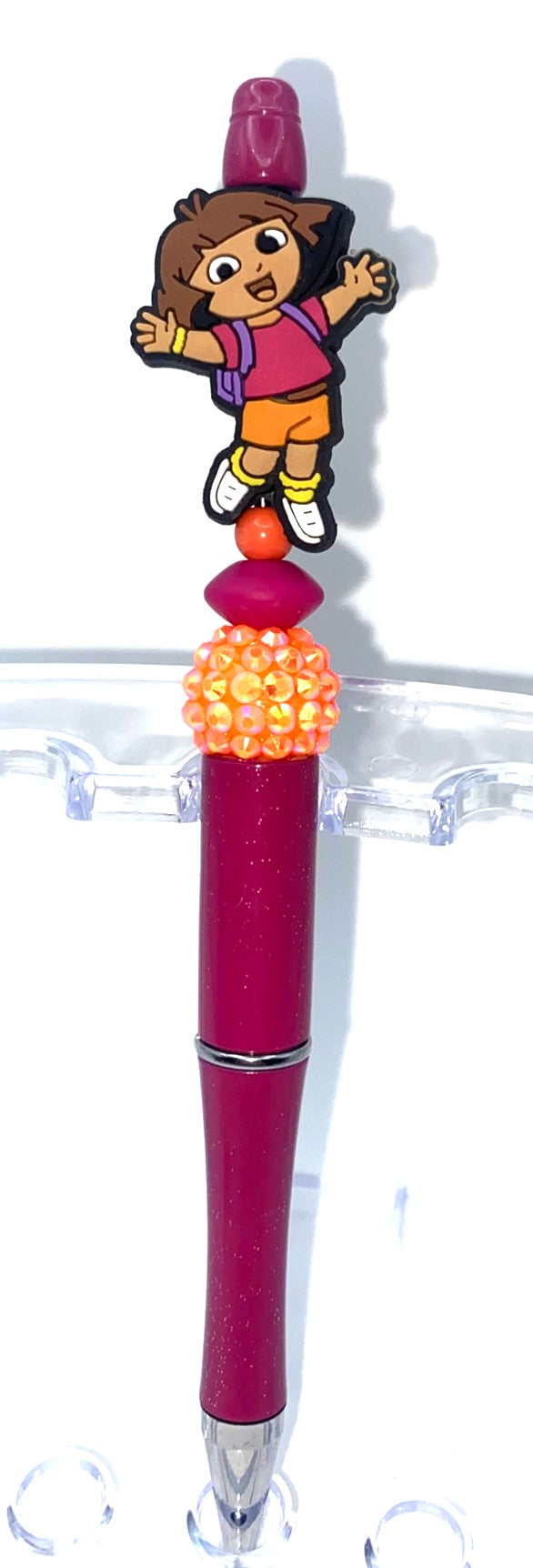 Dora The Explorer Cartoon Beaded Pen
