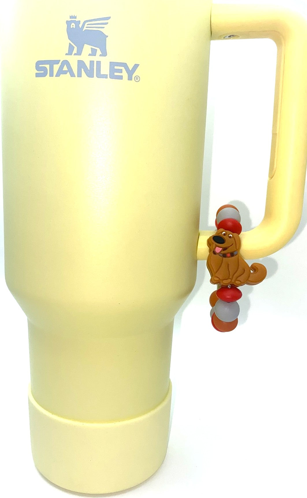 Dug Cartoon Dog Balloon House Golden Retriever Stanley Tumbler Cup Handle Charm