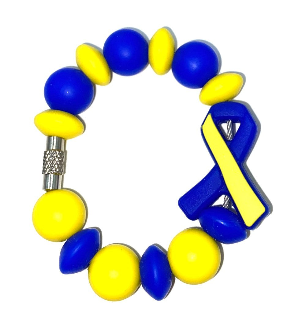 Down Syndrome Awareness Ribbon Stanley Tumbler Cup Handle Charm