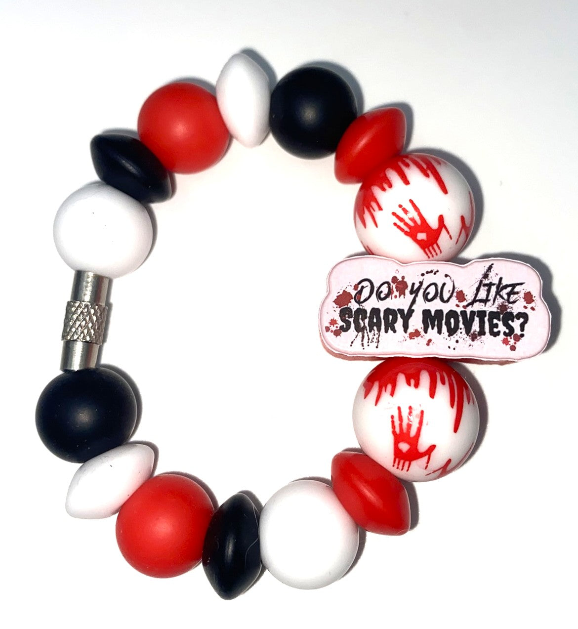 Do You Like Scary Movies Ghost Face Scream Horror Stanley Tumbler Cup Handle Charm