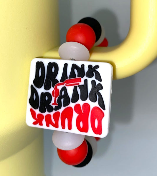 Drink Drank Drunk Stanley Tumbler Cup Handle Charm