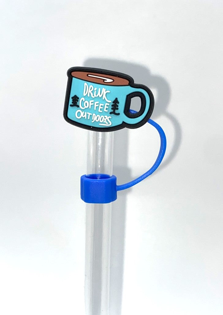 Drink Coffee Outdoors Straw Topper