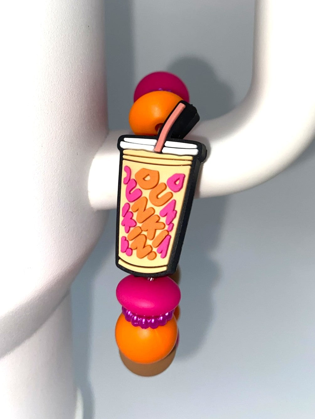 Dunk Iced Coffee Stanley Tumbler Cup Handle Charm