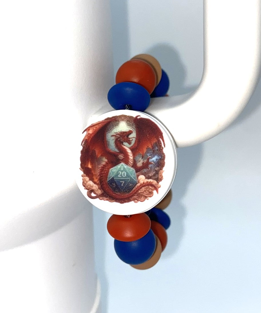 D&D Life Dungeons & Dragons Stanley Tumbler Cup Handle Charm