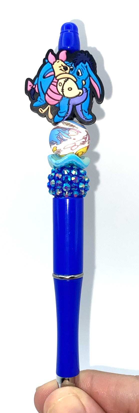 Sad Donkey & Pig Friend Beaded Pen