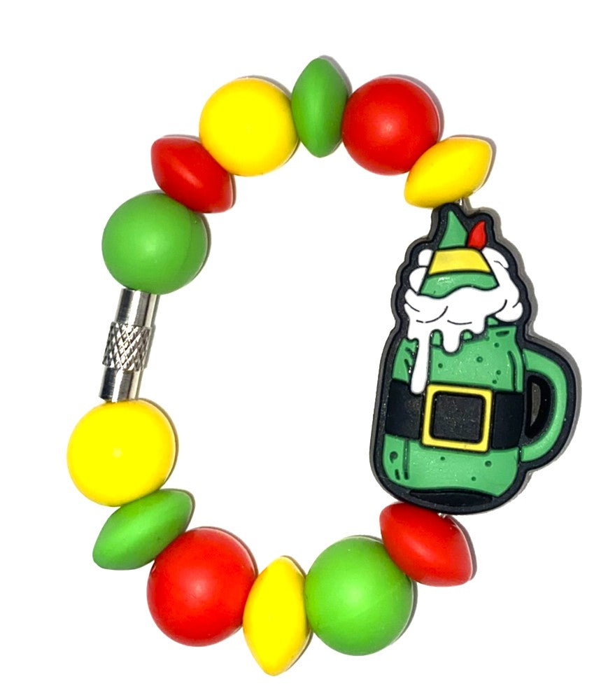 Elf Buddy Frappe Mug Christmas Stanley Tumbler Cup Handle Charm