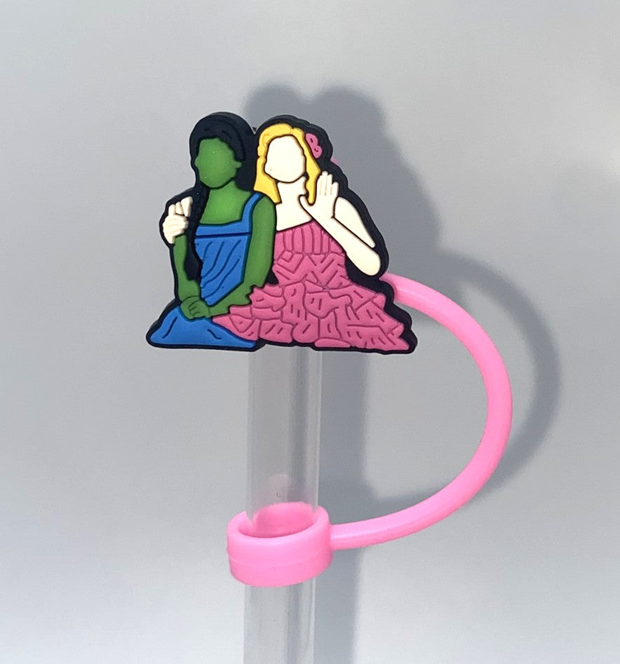 Wicked Elphaba & Glinda Straw Topper