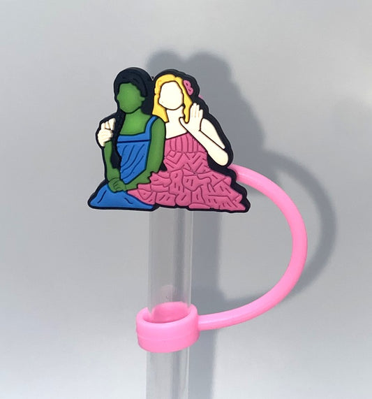 Wicked Elphaba & Glinda Straw Topper