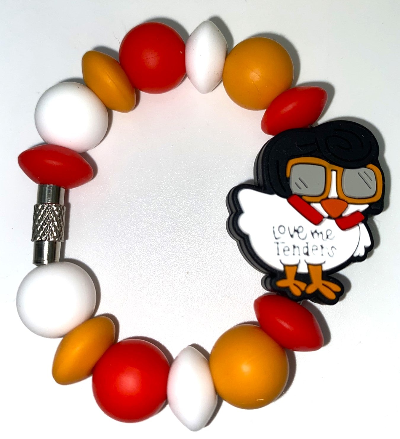 Elvis Chicken Love Me Tenders The King Stanley Cup Tumbler Cup Handle Charm