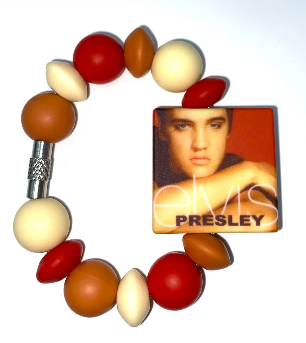 Elvis The King Album Cover Printed Stanley Cup Tumbler Cup Handle Charm