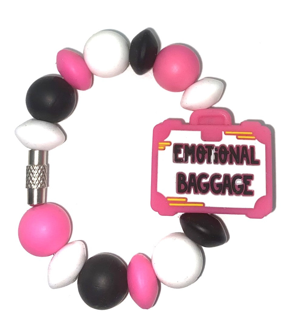 Emotionally Baggage Funny Stanley Tumbler Cup Handle Charm