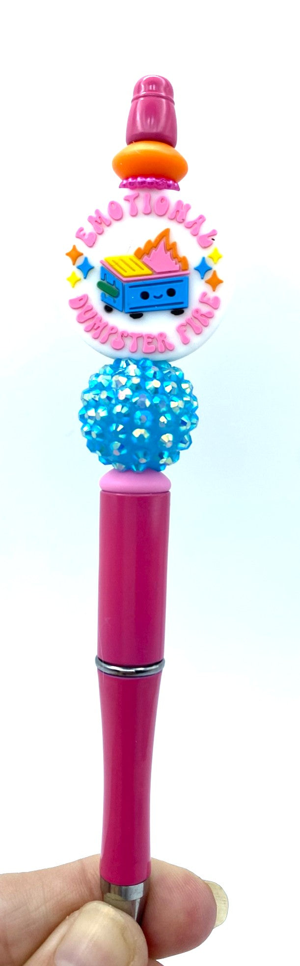 Emotional Dumpster Fire Beaded Pen