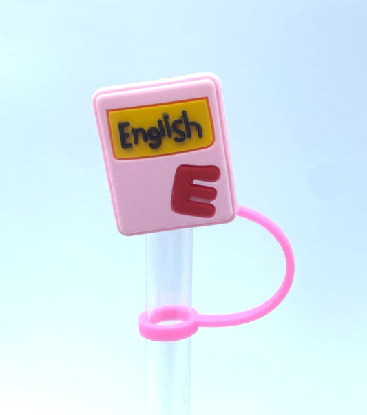 English Book Teacher Straw Topper