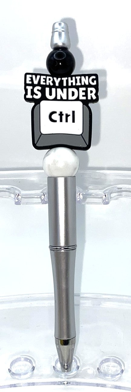 Everything Is Under CTRL Control Beaded Pen